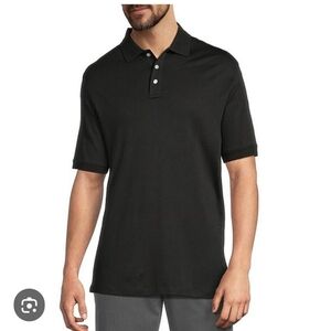 Roundtree & Yorke Black Polo Shirt